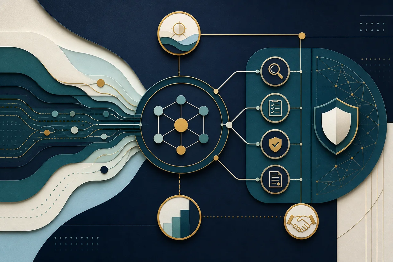 Illustration de la gouvernance juridique de l’intelligence artificielle et du contrôle humain